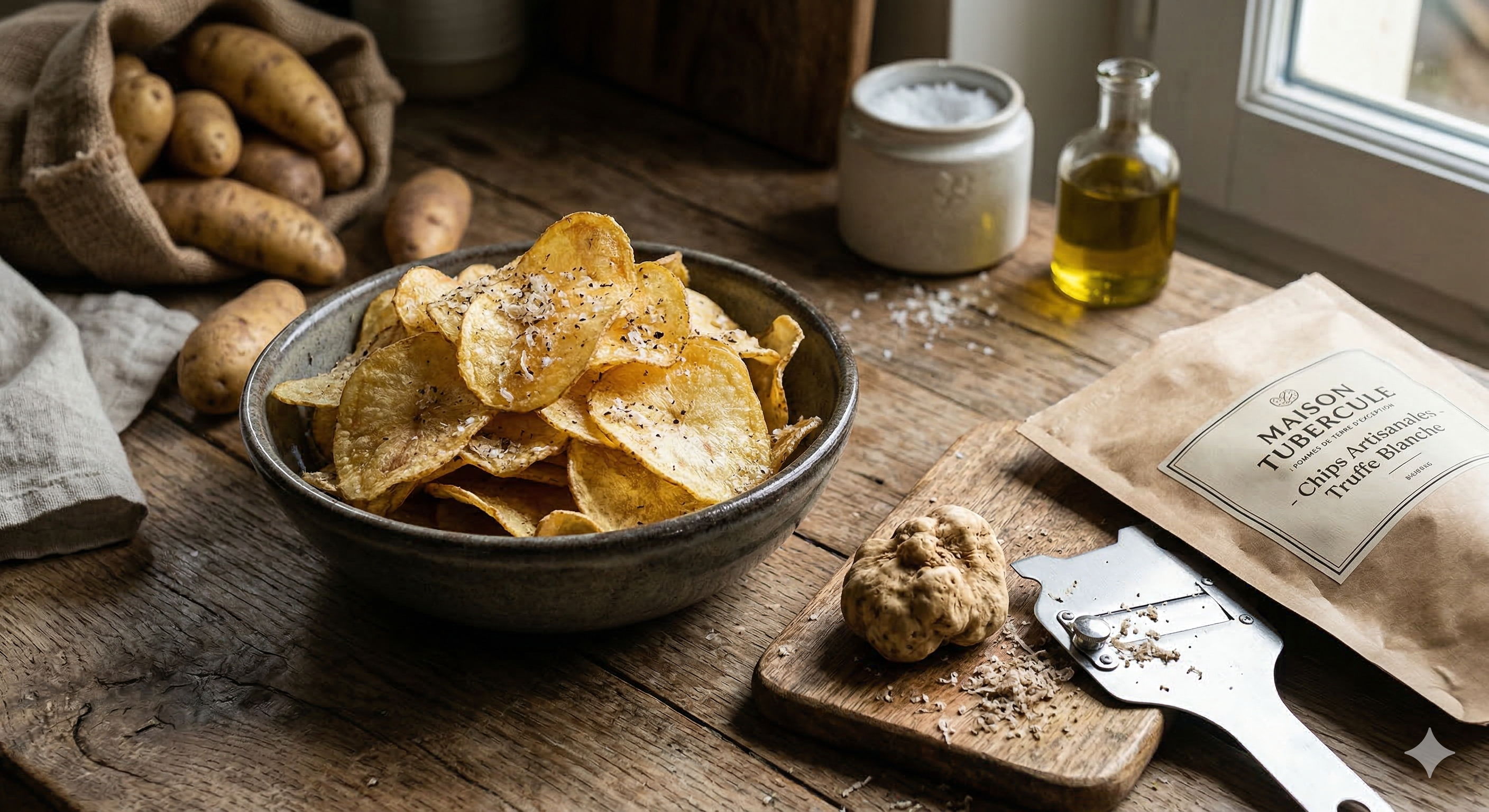 Chips Artisanales à la Truffe Blanche